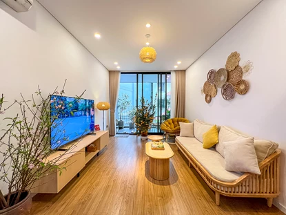 Modern 3-bedroom house with fully furniture for rent on Quang Khanh Street, Tay Ho area