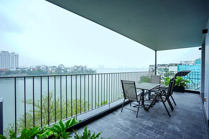 Brand new modern 04 Bedroom Apartment 501 HH6 with large balcony lake view on 5th floor near Sheraton Hanoi, Tay Ho