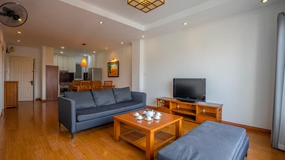 Two Bedroom Apartment 602 For Rent - Westlake Building 2 In To Ngoc Van, Tay Ho