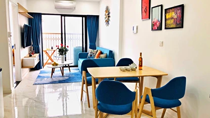 High floor and lovely 1 bedroom apartment for lease in D' Eldorado, Tay Ho