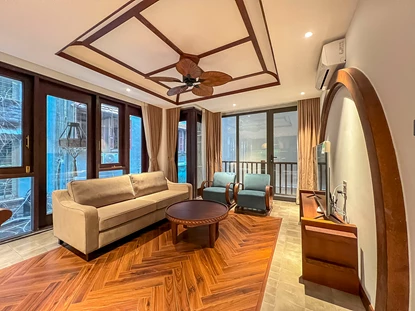 Well-designed and nice 3 bedroom serviced apartment for rent at To Ngoc Van, Tay Ho