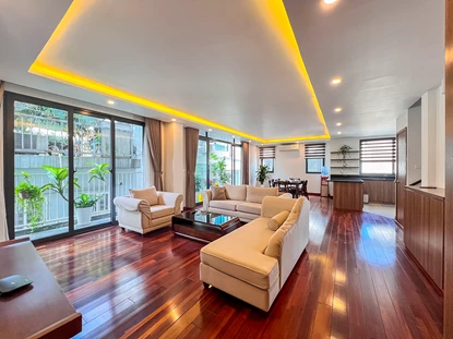 Spacious and bright 3 bedroom apartment for rent in Quang Khanh, Tay Ho