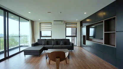 Minimalist style 2 bedroom serviced apartment for lease now on To Ngoc Van, Tay Ho