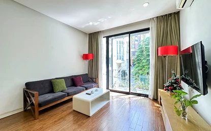 Full of natural light and nice 2 bedroom apartment for rent at To Ngoc Van st, Tay Ho