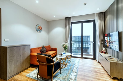 Good quality and quiet 2 bedroom apartment for rent in To Ngoc Van, Tay Ho