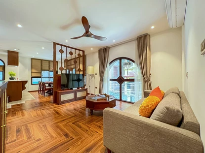Quiet and well-designed 2 bedroom apartment for rent in To Ngoc Van, Tay Ho