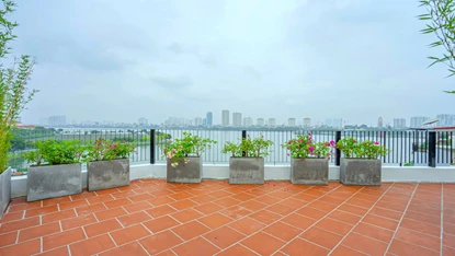 Nice decoration with lake view 2 bedroom apartment for rent in To Ngoc Van, Tay Ho