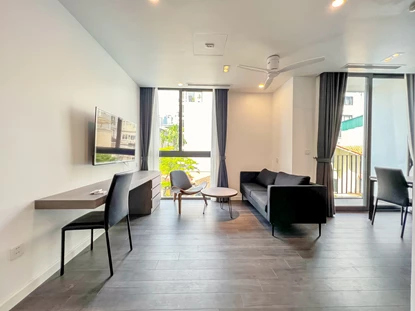 Minimalist designed 1 bedroom apartment for rent in Xuan Dieu, Tay Ho