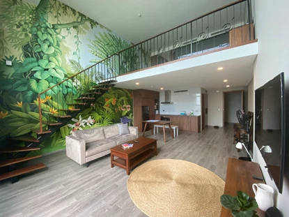 Duplex 1 bedroom apartment for rent in Pentstudio, Tay Ho