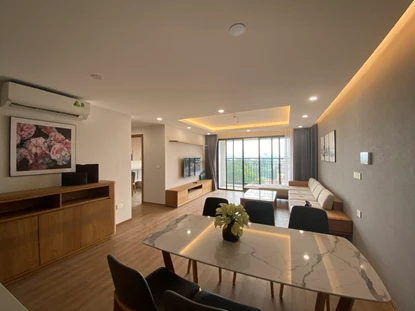 Quiet and Modern 3-bedroom apartment for rent on Xuan Dieu St., Tay Ho