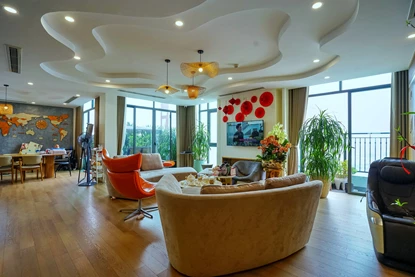 Bright & Spacious 3 Bedroom Duplex with Rooftop Garden on Ngoc Lam St., Long Bien