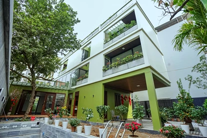 Brand new luxurious indochina designed 4 bedrooms villa for rent in Central Tay Ho, Hanoi, Vietnam 