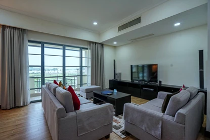 Family-friendly 03-bedroom apartment on To Ngoc Van St., Tay Ho