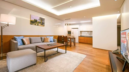 Serviced apartment with one bedroom on Lieu Giai St., Ba Dinh