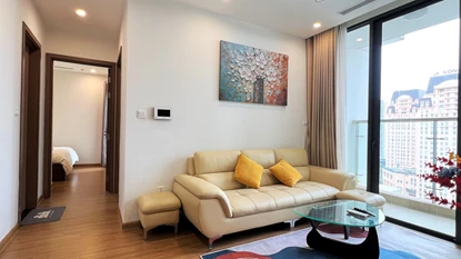 Reasonable price and nice 2 bedroom apartment for rent in Vinhomes Skylake, Nam Tu Liem