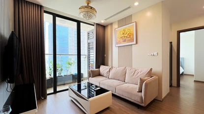 Bright and new 2 bedroom apartment for rent in Vinhomes Skylake, Nam Tu Liem