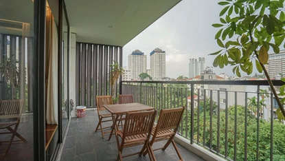 Bright and Quiet 3-Bedroom Apartment with a SWIMMING POOL on Tay Ho St., Tay Ho