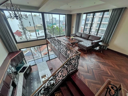 Elegant Triplex Apartment with 3+ Bedrooms on To Ngoc Van St., Tay Ho