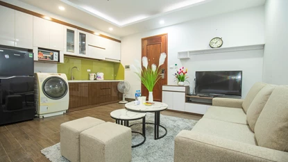 Modern Studio with a patio on Dao Tan St., Ba Dinh district