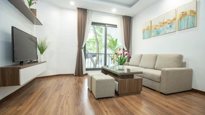 Cozy and nice 1 bedroom apartment for rent in Dao Tan, close to Lotte, Ba Dinh