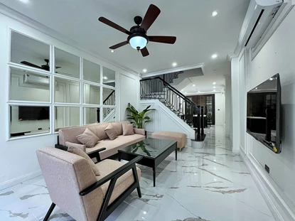 Modern and new 4 bedroom house for rent now on To Ngoc Van, Tay Ho