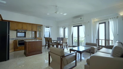 New and centrally located 3 bedrooms apartment for rent on Dang Thai Mai, Tay Ho, Hanoi 