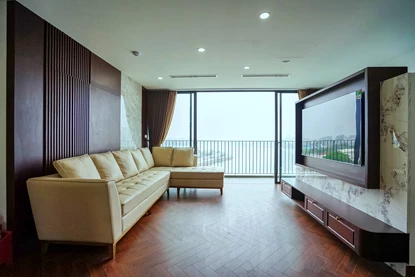 Elegant 3 bedroom apartment with nice decoration for rent in Nhat Chieu, Tay Ho