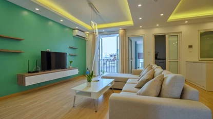 Spacious and Cozy 2-Bedroom Apartment for Rent on Xuan Dieu St., Tay Ho