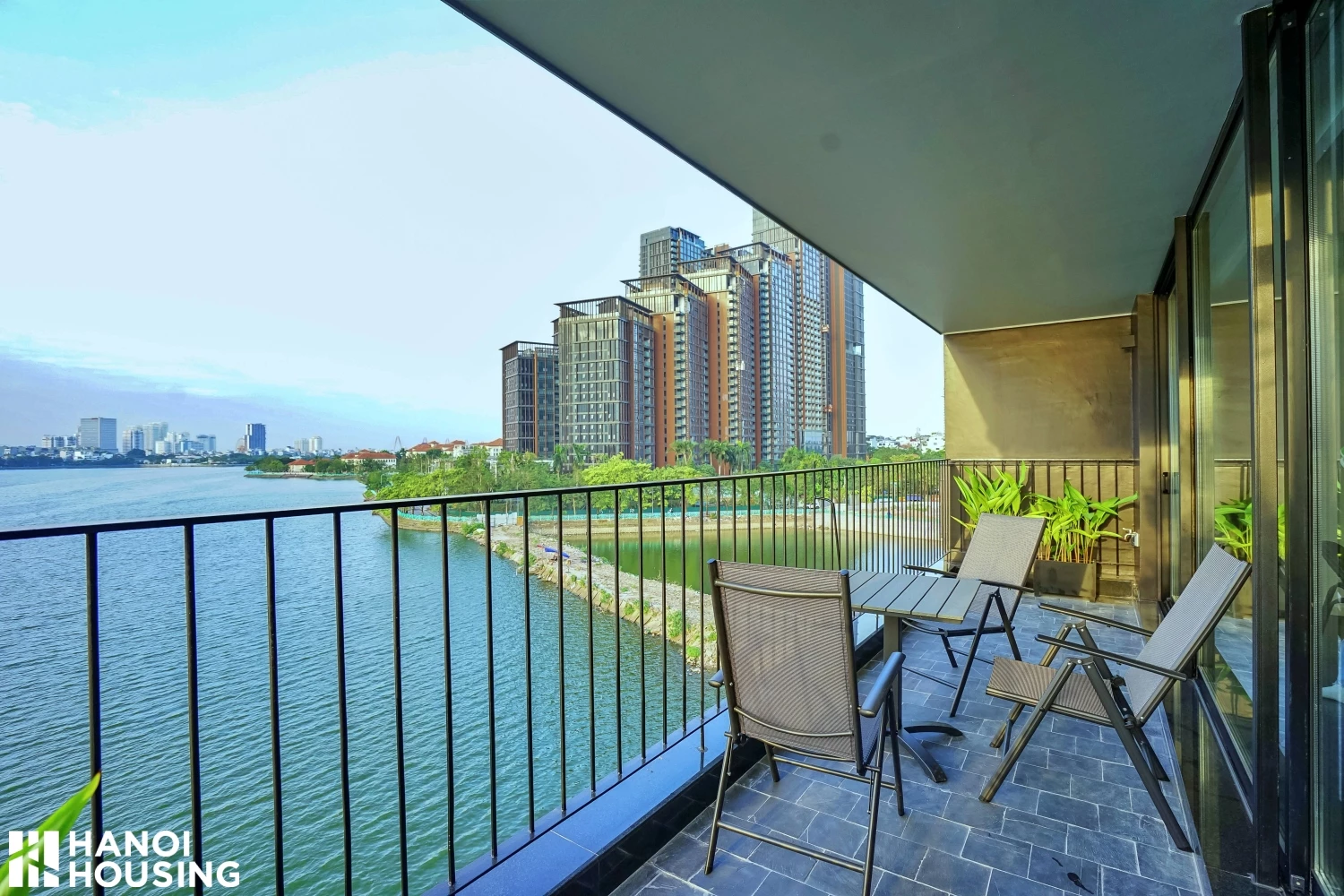  Brand New 3-bedroom apartment with Spectacular LAKE VIEW at 502 - 21 Quang Khanh (HH21) for Rent