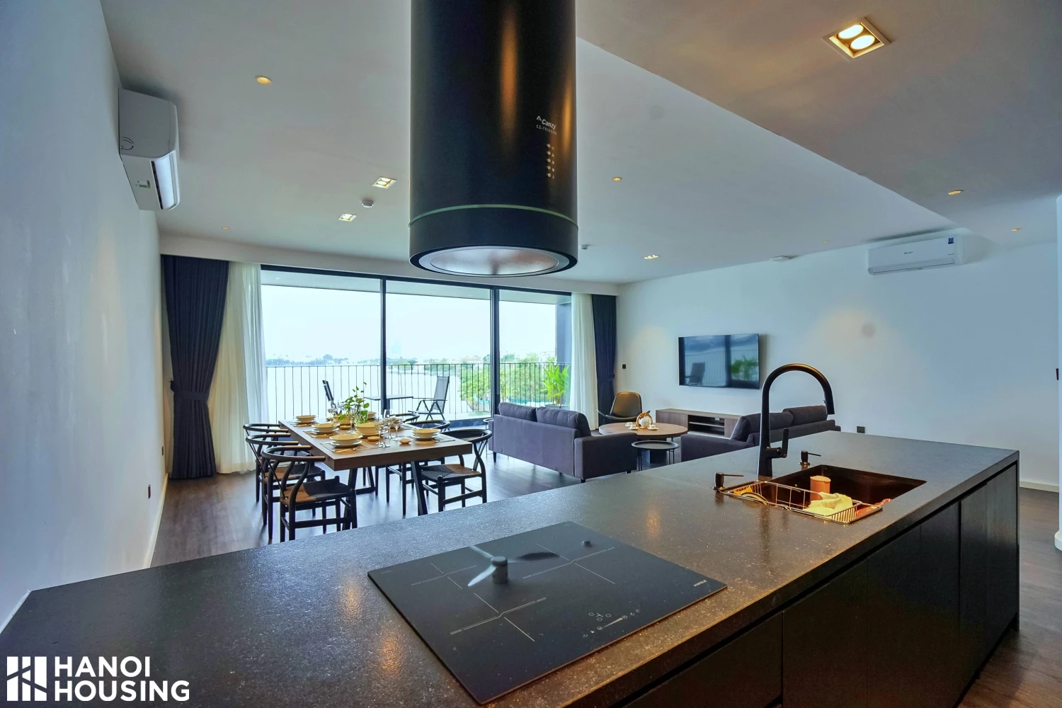  Brand New 3-bedroom apartment with Spectacular LAKE VIEW at 502 - 21 Quang Khanh (HH21) for Rent