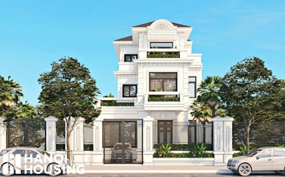 ハノイのシプトラGブロックにあるUNISスクール近くの新築ヴィラを賃貸します