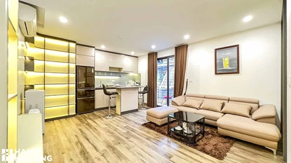 Newly built 2-bedroom apartment for rent on Linh Lang Str, Ba Dinh Dst.