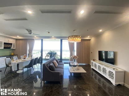 High floor 3-bedroom apartment for rent in Sunshine Golden River, Hanoi