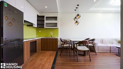 Cozy 3-bedrooms apartment with Lake view for rent on Xuan Dieu Str Tay Ho