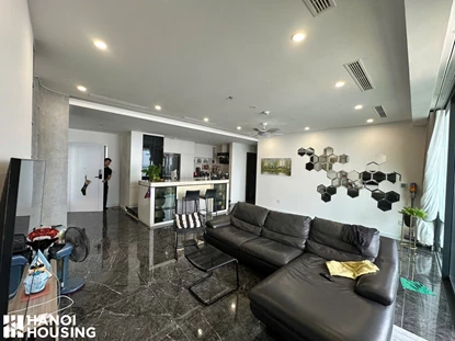 Apartment for rent with large balcony and 2 bedrooms fully furnished in Sunshine Golden Riverside 