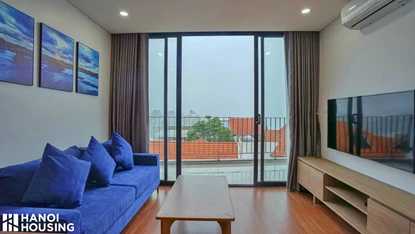 Nice and bright one bedroom with stunning lake view for rent in Tay Ho, Hanoi