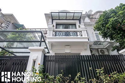 Semi furnished 4 bedrooms villa for rent in Ciputra, near UNIS school