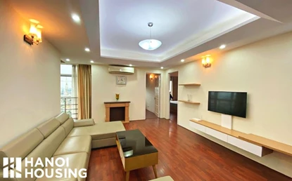 High floor 3 bedroom apartment with fully furnished for rent in  building E1, Ciputra, Hanoi.