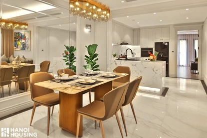 Spacious 3 bedroom apartment for rent with modern furniture in Hai Ba Trung Dst, Hanoi