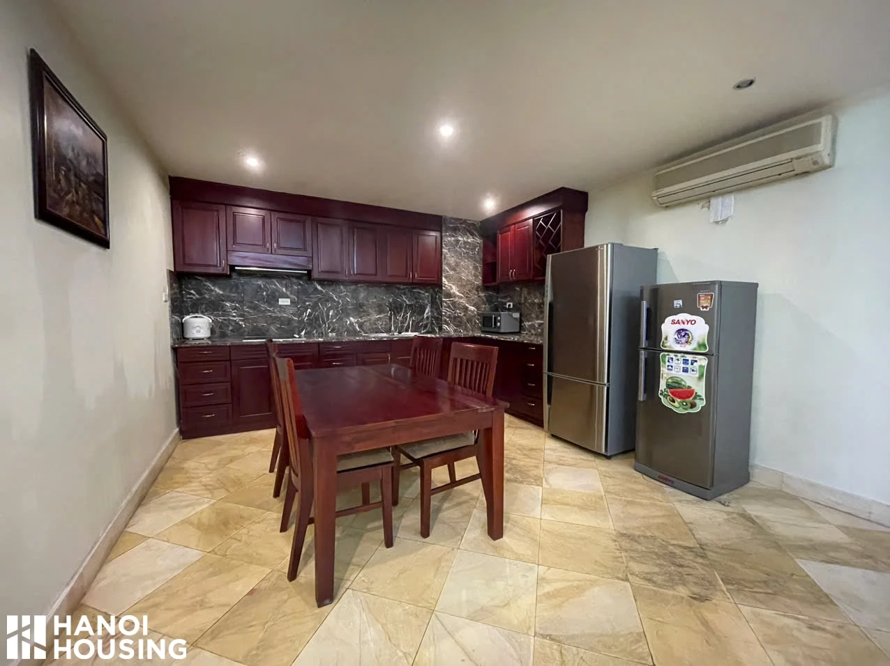  Modern 2-Bedroom Apartment for rent on Bui Thi Xuan, Hai Ba Trung, Hanoi, Vietnam