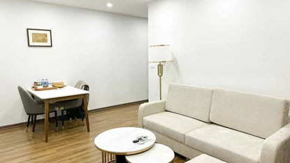 Bright 1-Bedroom apartment for rent in Kim Ma Thuong, Ba Dinh