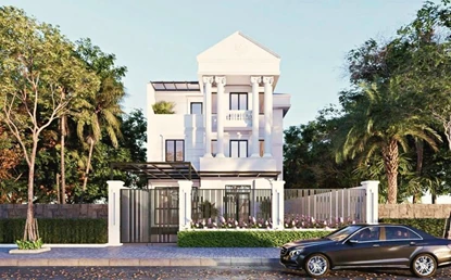 Modern and huge villa for rent in C block, Ciputra