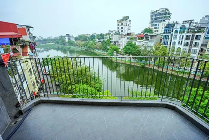 Big balcony and new 1 bedroom apartment for rent in Vu Mien, Tay Ho