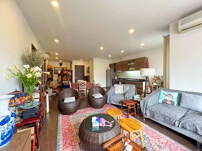 Natural light and cozy 2 bedroom apartment for rent now at To Ngoc Van, Tay Ho