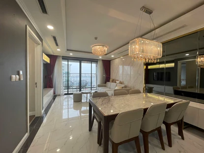 New and high floor 3 bedroom apartment for rent at D' Le Roi Soleil, Tay Ho