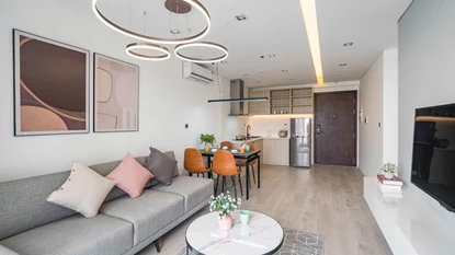 Modern 2 Bedroom Apartment with Balcony for Rent on Tran Duy Hung, Cau Giay