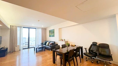 Modern 3 bedroom apartment with balcony for rent on Xuan Thuy, Cau Giay