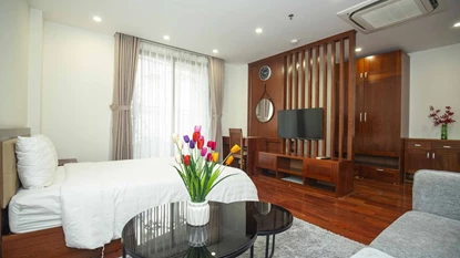  Modern Studio Apartment for Rent on Dao Tan Street