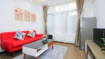  Modern 1-Bedroom Apartment for Rent on Linh Lang Street, Ba Dinh
