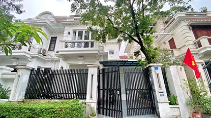 Brand new and semi-furnished 5-bedroom Villa in Ciputra, Tay Ho